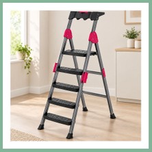 Bşk Virgo 4+1 Basamaklı Metal Merdiven 150 kg BSK2026