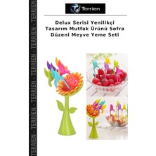 Terrien Delux Serisi Yenilikçi Tasarım Mutfak Ürünü Sofra Düzeni Meyve Yeme Seti