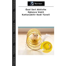 Terrien Özel Seri Aktivite Eğlence Vakit Katlanabilir Kedi Tüneli