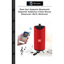 Terrien Özel Seri Radyolu Bluetooth Hoparlör Kablosuz Cihaz Banyo Aksesuarı Akıllı Aksesuar