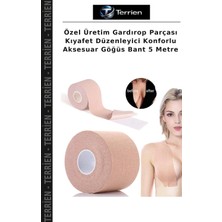 Terrien Özel Üretim Gardırop Parçası Kıyafet Düzenleyici Konforlu Aksesuar Göğüs Bant 5 Metre