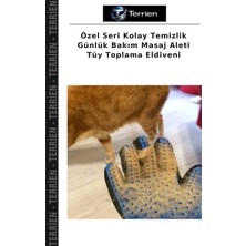 Terrien Özel Seri Kolay Temizlik Günlük Bakım Masaj Aleti Tüy Toplama Eldiveni