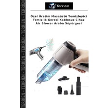 Terrien Özel Üretim Masaüstü Temizleyici Temizlik Gereci Kablosuz Cihaz Air Blower Araba Süpürgesi