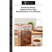 Terrien Premium Mama Deposu Kuru Kap Mamakutusu 4 Lt Saklama