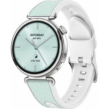 Sneezy Xiaomi Watch S 4 Mini 41MM Uyumlu Colorflex Özel Dokulu Çift Renkli Silikon Kordon