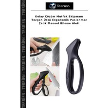 Terrien Kolay Çözüm Mutfak Ekipmanı Tezgah Üstü Ergonomik Paslanmaz Çelik Manuel Bileme Aleti