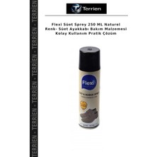 Terrien Flexi Süet Sprey 250 ml Naturel Renk- Süet Ayakkabı Bakım Malzemesi Kolay Kullanım Pratik Çözüm