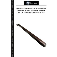 Terrien Delux Serisi Koruyucu Aksesuar Destek Ürünü Kolaylık Kerata 65 cm Uzun Boy Çelik Kerata