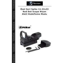 Terrien Özel Seri Spike 11-22X33 Red Dot Scope Nişan Aleti Hedefleme Modu