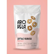 Arovela Şeftali Kurusu 50 g - Dilim Şeftali Cipsi - Jeotermal Kurutulmuş Kuru Meyve