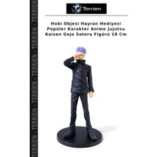 Terrien Hobi Objesi Hayran Hediyesi Popüler Karakter Anime Jujutsu Kaisen Gojo Satoru Figürü 18 cm