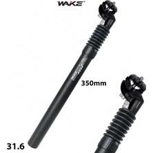 Wake Amortisörlü Kızaklı Sele Borusu - 31.6 mm x 35 cm