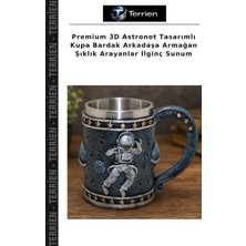Terrien Premium 3D Astronot Tasarımlı Kupa Bardak Arkadaşa Armağan Şıklık Arayanlar Ilginç Sunum