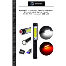 Terrien Aydinalet Pratikcihaz Tamiratyardimcisi Elfeneri Güçlü Servis Teknik Ps-Q5 Pilli Mıknatıslı Cob LED