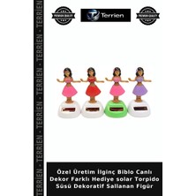 Terrien Özel Üretim Ilginç Biblo Canlı Dekor Farklı Hediye Solar Torpido Süsü Dekoratif Sallanan Figür
