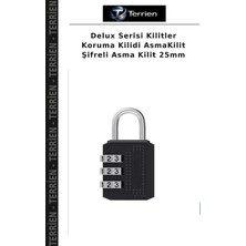 Terrien Delux Serisi Kilitler Koruma Kilidi Asmakilit Şifreli Asma Kilit 25MM