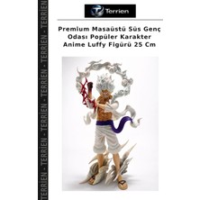 Terrien Premium Masaüstü Süs Genç Odası Popüler Karakter Anime Luffy Figürü 25 cm