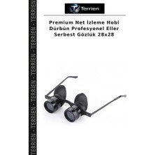 Terrien Premium Net Izleme Hobi Dürbün Profesyonel Eller Serbest Gözlük 28X28