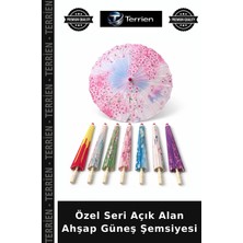 Terrien Özel Seri Açık Alan Ahşap Güneş Şemsiyesi