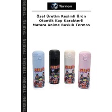 Terrien Özel Üretim Resimli Ürün Otantik Kap Karakterli Matara Anime Baskılı Termos