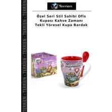 Terrien Özel Seri Stil Sahibi Ofis Kupası Kahve Zamanı Tekli Yöresel Kupa Bardak