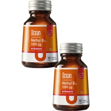 Orzax Ocean Methyl B12 60 Dilaltı Tablet x 2 Adet