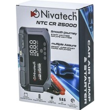 Nivatech 12V Hava Kompresörü ve Akü Takviye Cihazı Ntc-Cr 25000