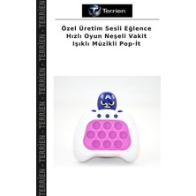 Terrien Özel Üretim Sesli Eğlence Hızlı Oyun Neşeli Vakit Işıklı Müzikli Pop-It