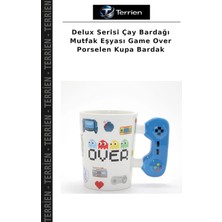 Terrien Delux Serisi Çay Bardağı Mutfak Eşyası Game Over Porselen Kupa Bardak