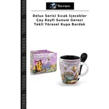 Terrien Delux Serisi Sıcak Içecekler Çay Keyfi Sunum Gereci Tekli Yöresel Kupa Bardak