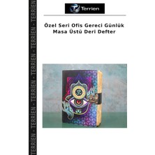 Terrien Özel Seri Ofis Gereci Günlük Masa Üstü Deri Defter
