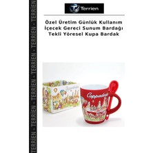 Terrien Özel Üretim Günlük Kullanım Içecek Gereci Sunum Bardağı Tekli Yöresel Kupa Bardak