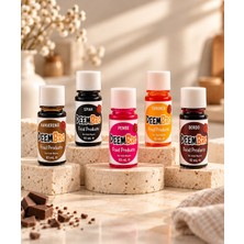 Deembro 5'li Sıvı Gıda Boyası  Kahverengi Bordo Pembe Turuncu Siyah Kutulu 5 x 10 ml