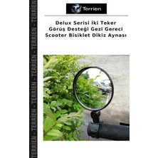 Terrien Delux Serisi Iki Teker Görüş Desteği Gezi Gereci Scooter Bisiklet Dikiz Aynası