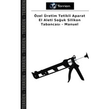Terrien Özel Üretim Tetikli Aparat El Aleti Soğuk Silikon Tabancası - Manuel