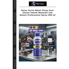 Terrien Delux Serisi Metal Yüzey Hızlı Çözüm Teknik Malzeme Çok Amaçlı Profesyonel Sprey 400 ml