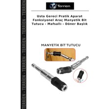 Terrien Usta Gereci Pratik Aparat Fonksiyonel Araç Manyetik Bit Tutucu - Mafsallı - Döner Başlık