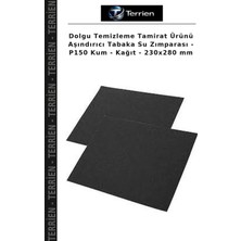 Terrien Dolgu Temizleme Tamirat Ürünü Aşındırıcı Tabaka Su Zımparası - P150 Kum - Kağıt - 230X280 mm