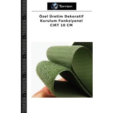 Terrien Özel Üretim Dekoratif Kurulum Fonksiyonel Cırt 10 cm