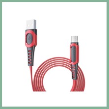 Bşk Virgo Konfulon DC01 Süper Hızlı Micro USB Kablo 1m 2.4A - Kırmızı BSK2026