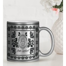BK Gift Kişiye Özel Etnik Gümüş Yaldızlı Kupa Bardak Gu1