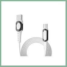 Bşk Virgo Konfulon DC01 Süper Hızlı Micro USB Kablo 1m 2.4A - Beyaz BSK2026