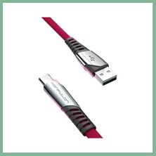 Bşk Virgo Konfulon DC18 Type-C Kablo 1m 5A - Kırmızı BSK2026