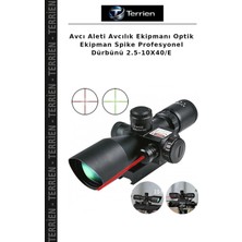 Terrien Avcı Aleti Avcılık Ekipmanı Optik Ekipman Spike Profesyonel Dürbünü 2.5-10X40/E