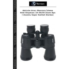 Terrien Aktivite Aracı Manzara Izleme Hobi Ekipmanı 10-30X50 Zoom Dps I Zoomlu Süper Kaliteli Dürbün