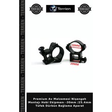 Terrien Premium Av Malzemesi Nişangah Montajı Hobi Ekipmanı -30MM /25.4mm Tüfek Dürbün Bağlama Aparat