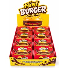 Artu Mini Chocolate Burger Hamburger Şeklinde Çikolata 12'li Paket