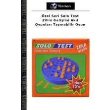 Terrien Özel Seri Solo Test Zihin Gelişimi Akıl Oyunları Taşınabilir Oyun