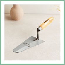 Bşk Virgo Çelik Sıva Mala 22 cm Ahşap Saplı BSK2026