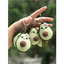 Amigurumi Organik Oyuncak - Avakado Anahtarlık
